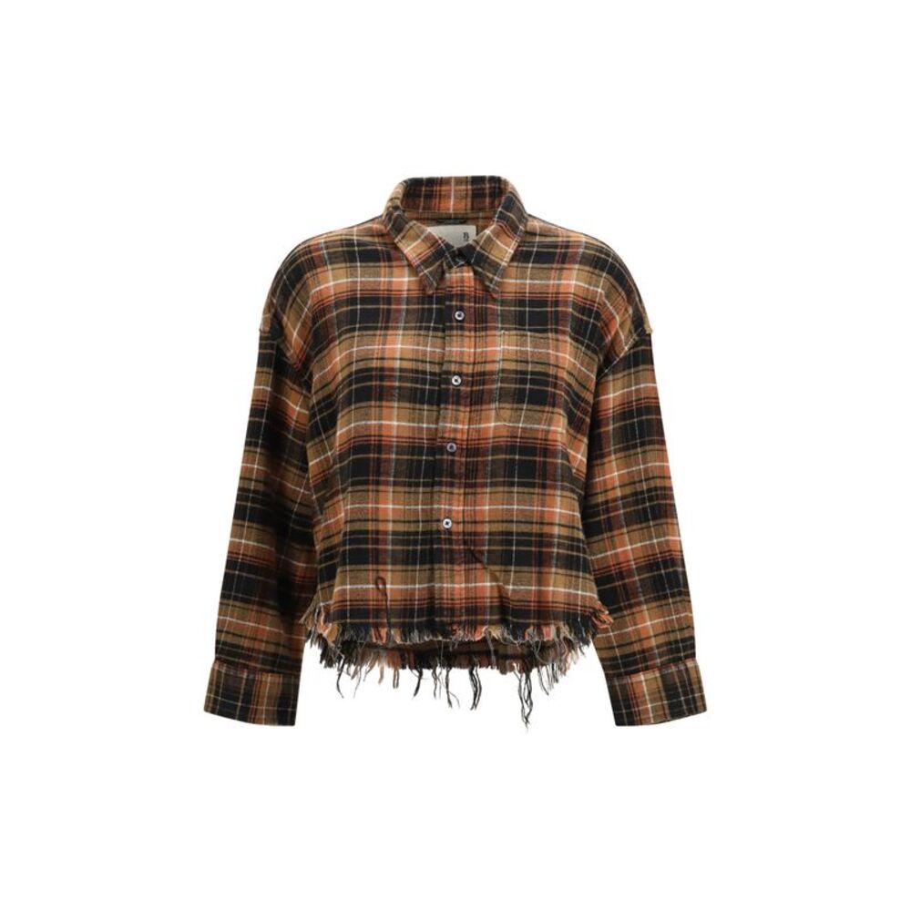 R13 Women Plaid Shirt